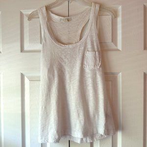 White Tank Top Racerback